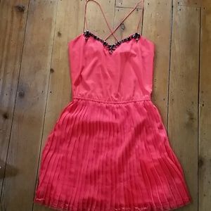 VS Red beaded dress Perfect for Christmas Dress!!